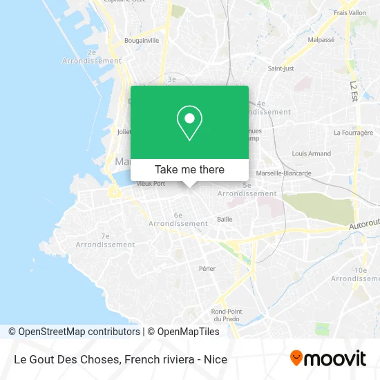 Le Gout Des Choses map