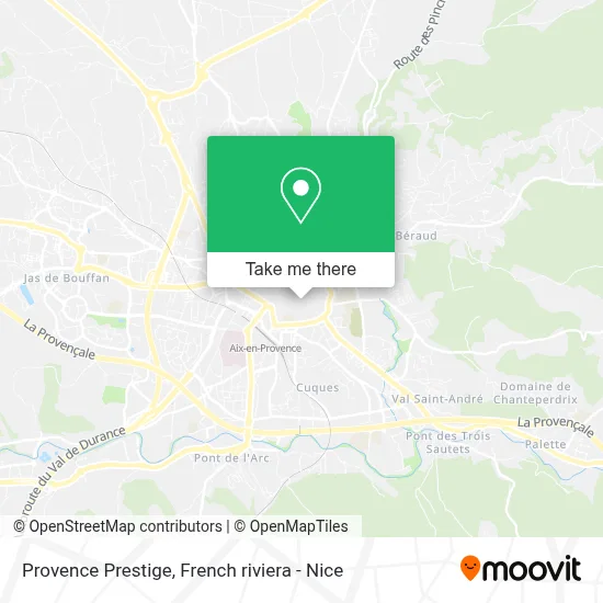 Provence Prestige map