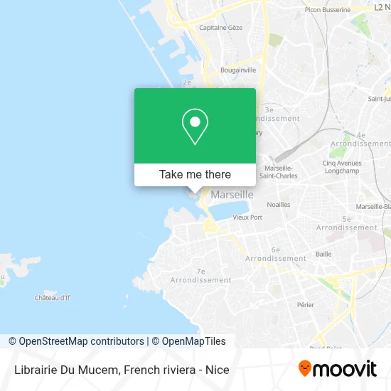 Librairie Du Mucem map