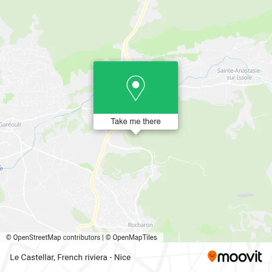Le Castellar map