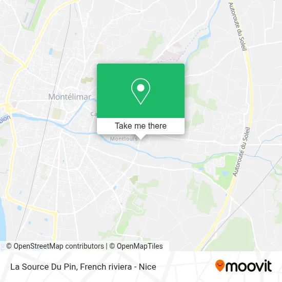 La Source Du Pin map