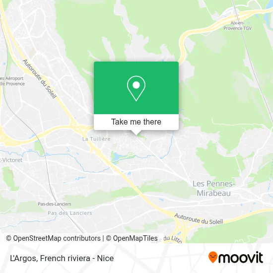 L'Argos map