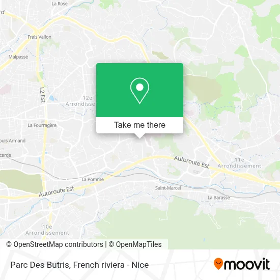 Parc Des Butris map