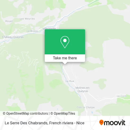Le Serre Des Chabrands map