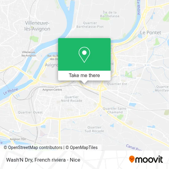 Wash'N Dry map