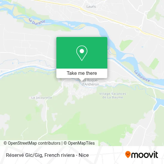 Réservé Gic/Gig map