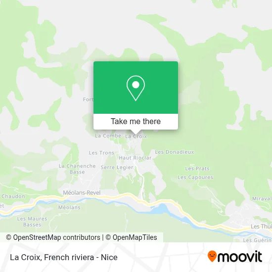 La Croix map