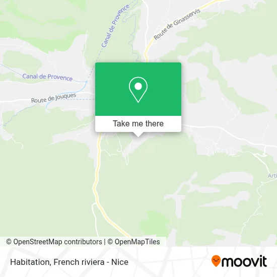 Habitation map