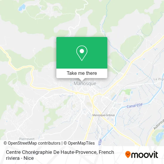 Centre Chorégraphie De Haute-Provence map