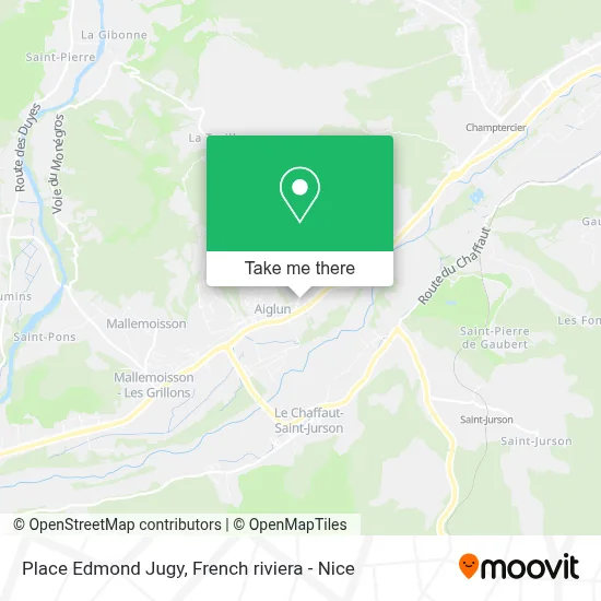 Place Edmond Jugy map