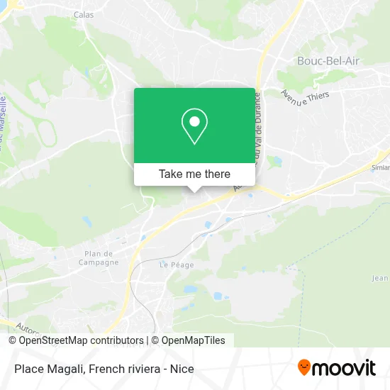 Place Magali map