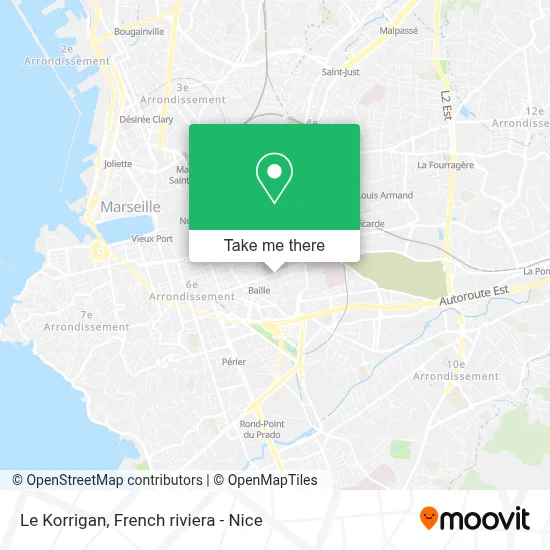 Le Korrigan map