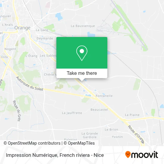Impression Numérique map