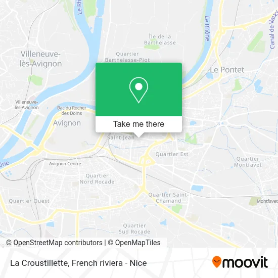 La Croustillette map