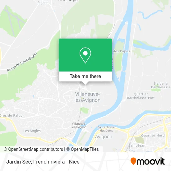 Jardin Sec map
