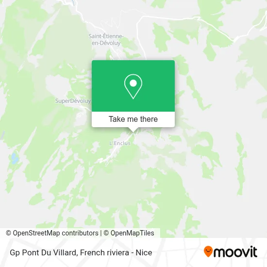 Gp Pont Du Villard map