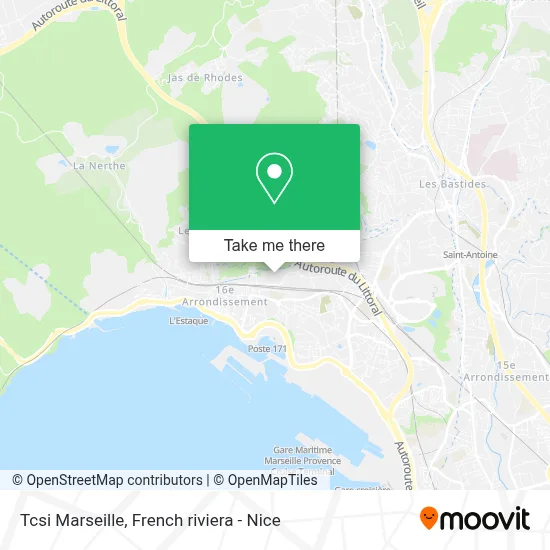 Tcsi Marseille map