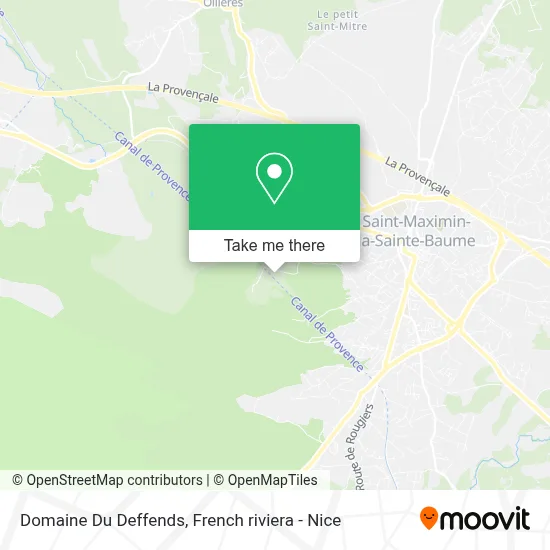 Domaine Du Deffends map