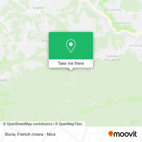 Mapa Borie