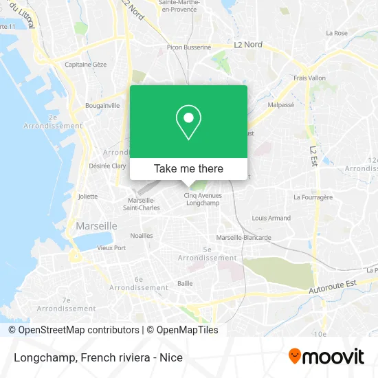 Longchamp map