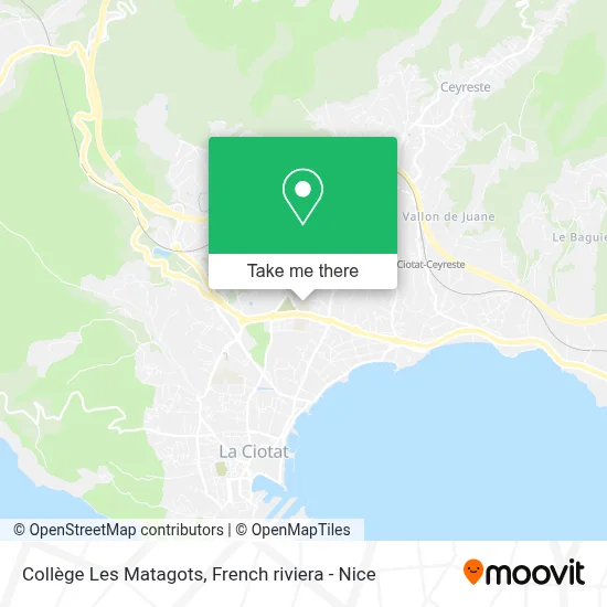 Collège Les Matagots map