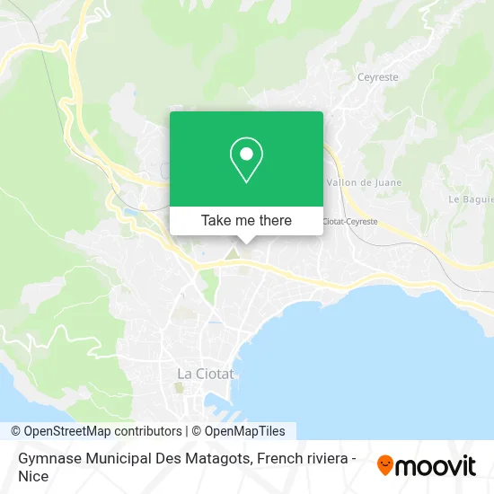 Gymnase Municipal Des Matagots map