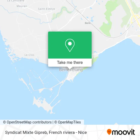 Syndicat Mixte Gipreb map