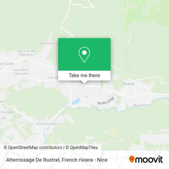 Atterrissage De Rustrel map