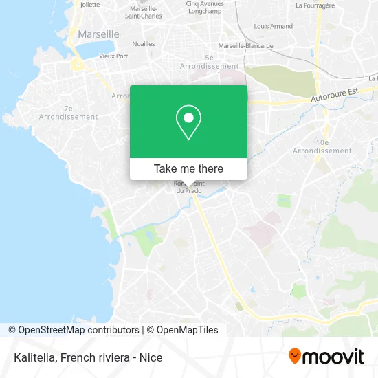 Kalitelia map