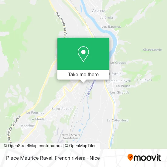 Place Maurice Ravel map