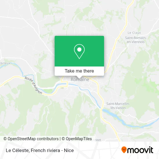 Le Céleste map