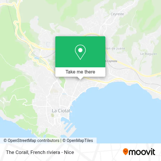 Le Corail map