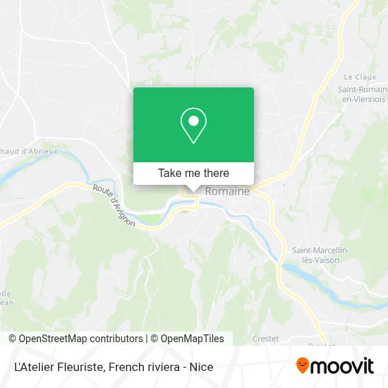 L'Atelier Fleuriste map
