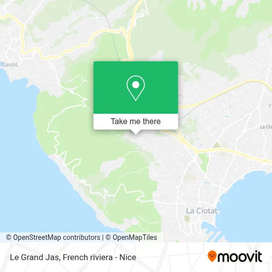 Le Grand Jas map