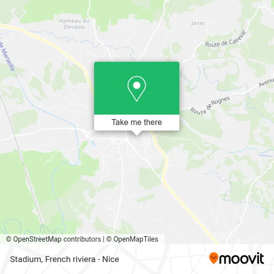 Mapa Stade