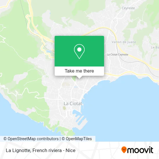 La Lignotte map
