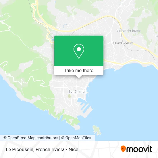 Le Picoussin map