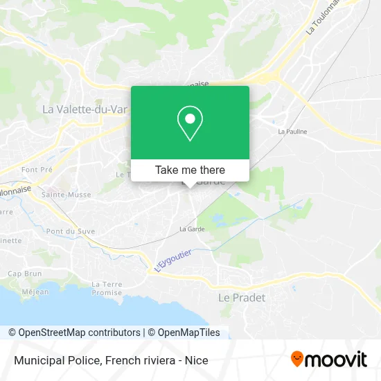 Police Municipale map