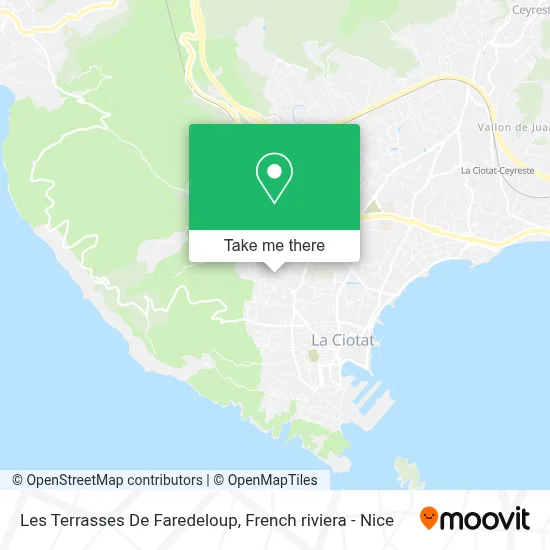 Les Terrasses De Faredeloup map