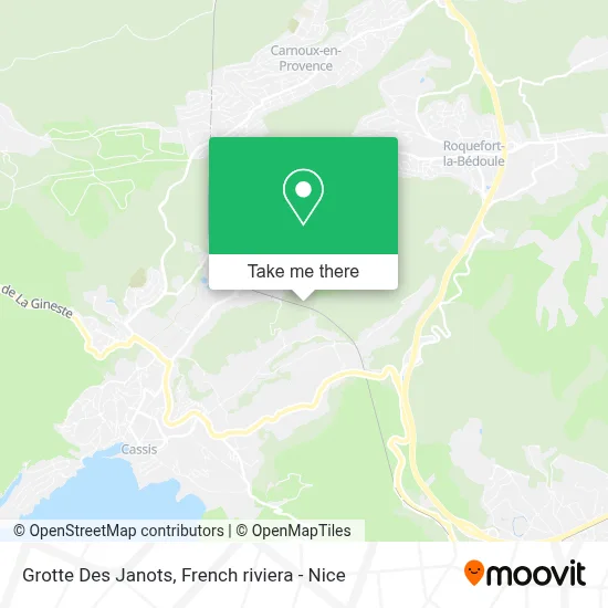 Grotte Des Janots map