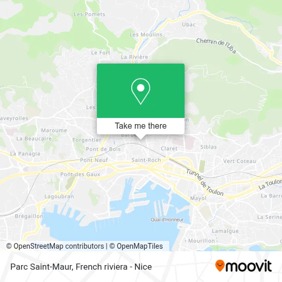 Parc Saint-Maur map