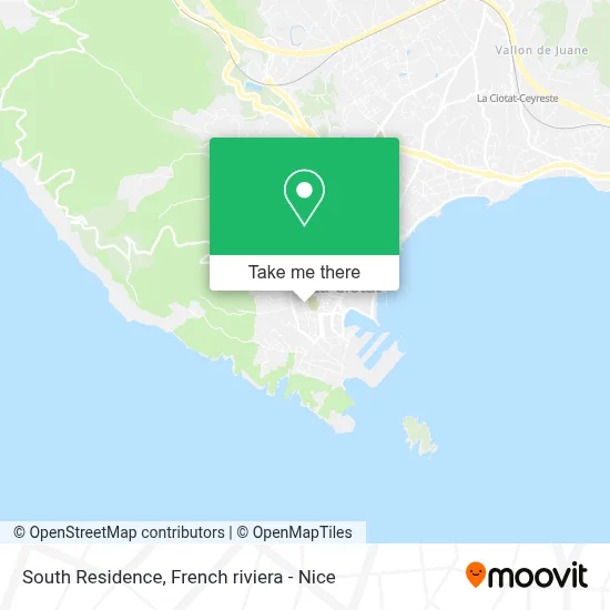 Résidence Plein Sud map