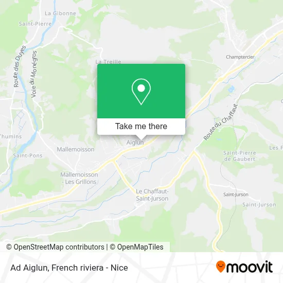 Ad Aiglun map