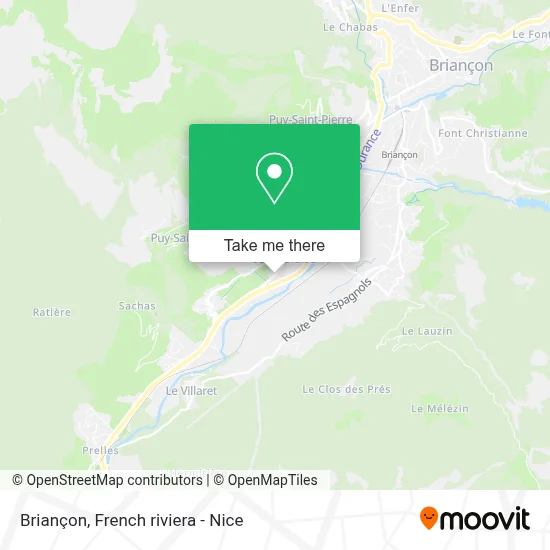 Briançon map