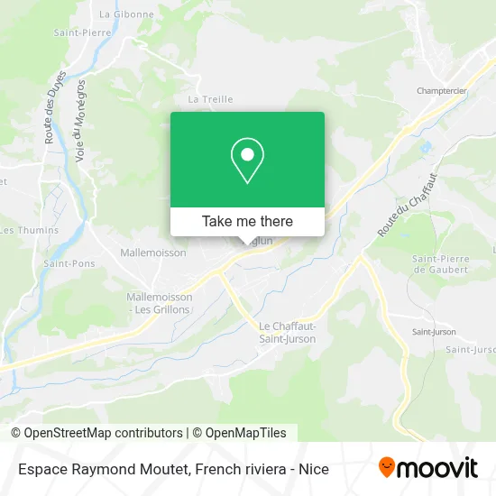 Espace Raymond Moutet map