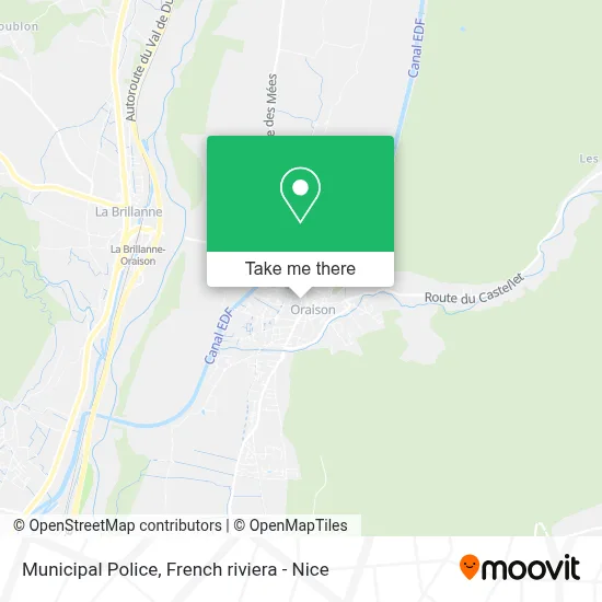 Police Municipale map
