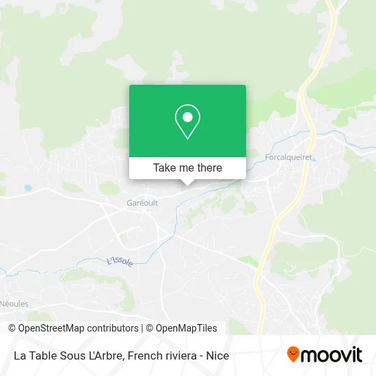 La Table Sous L'Arbre map