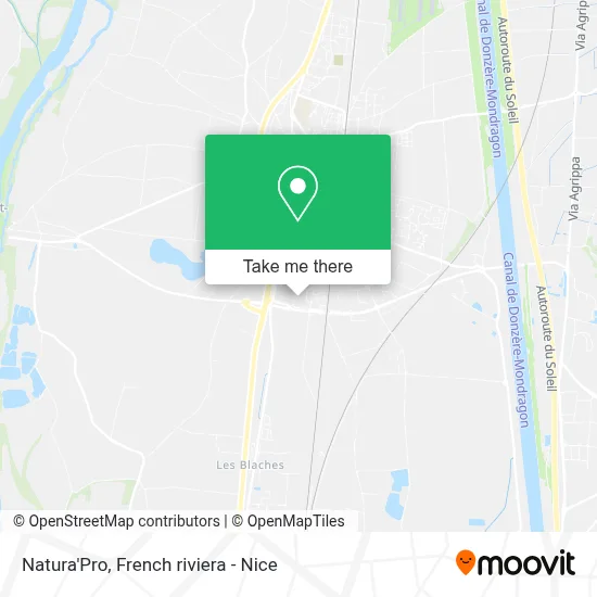 Natura'Pro map