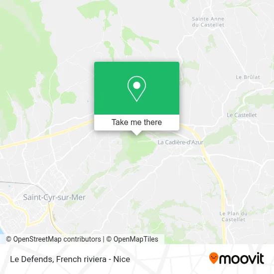 Le Defends map