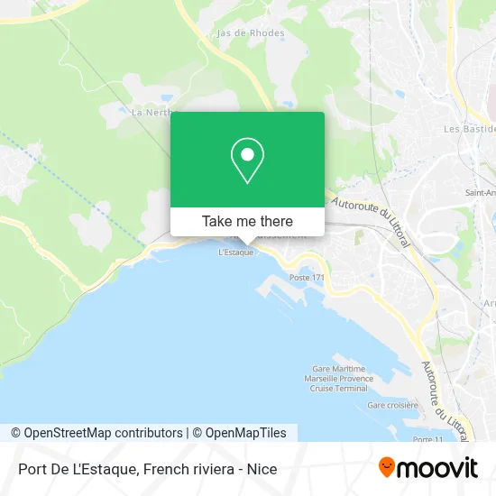 Port De L'Estaque map